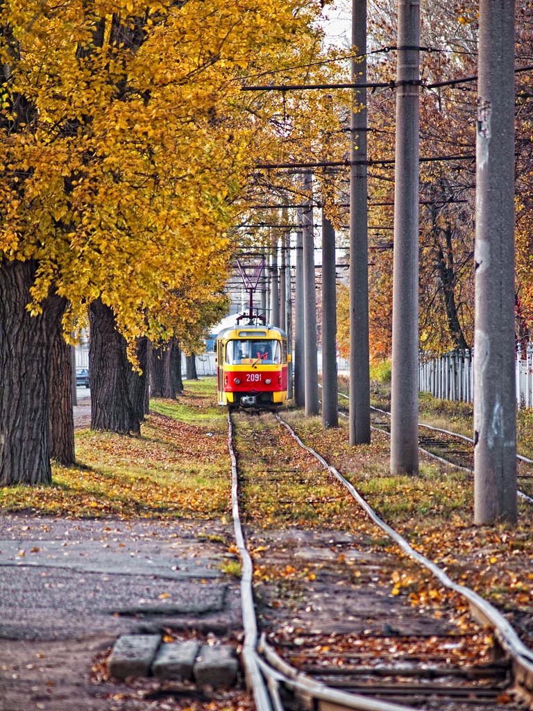 Уфа, Tatra T3D № 2091; Уфа — Трамвайная сеть — север