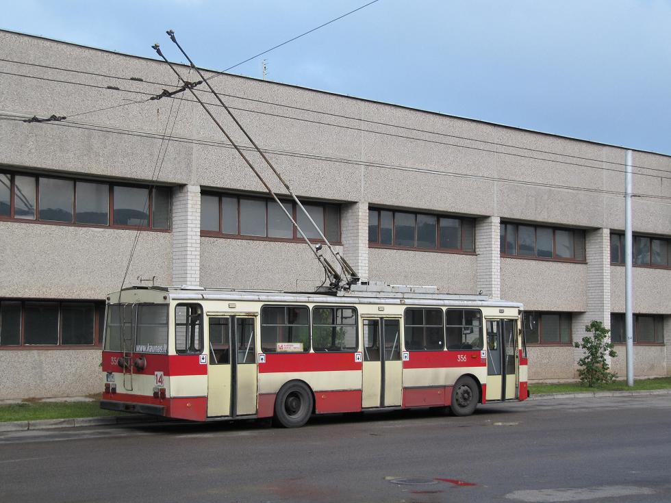 Каунас, Škoda 14Tr02 № 356