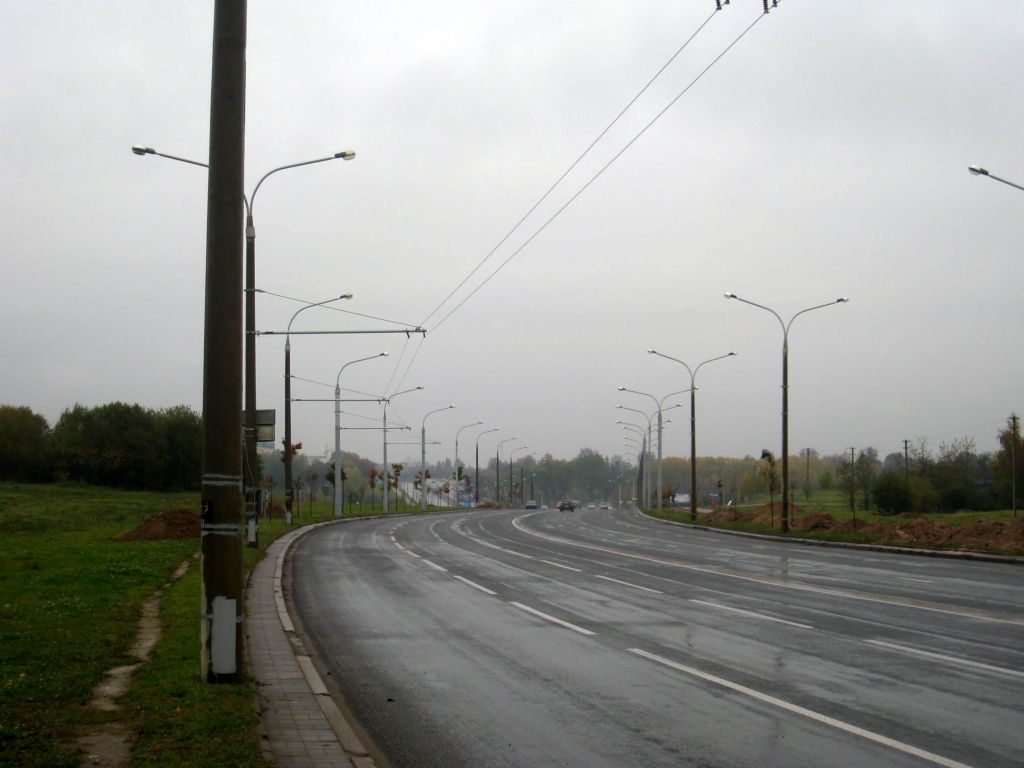 მინსკი — Construction and repair of trolley lines