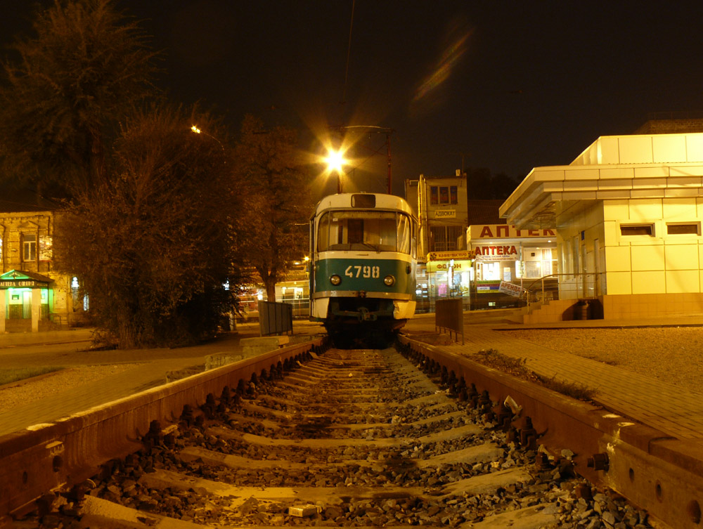 Донецк, Tatra T3SU (двухдверная) № 4798; Донецк — Трамвайные линии: сеть 4-го депо