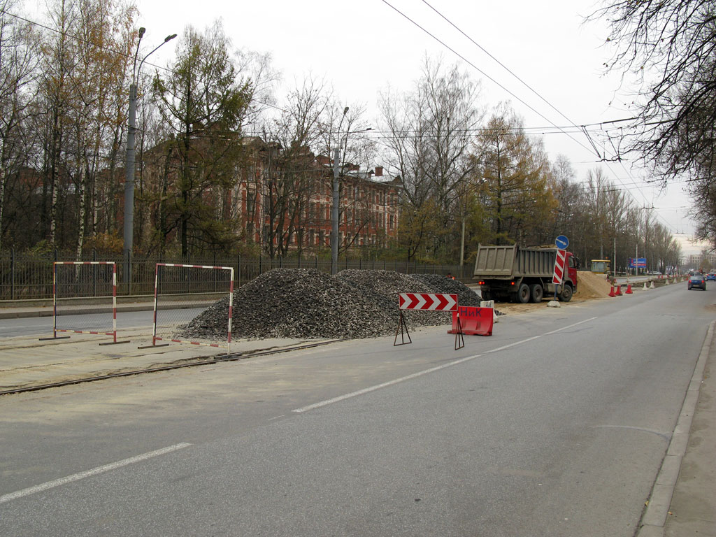 Saint-Petersburg — Track repairs