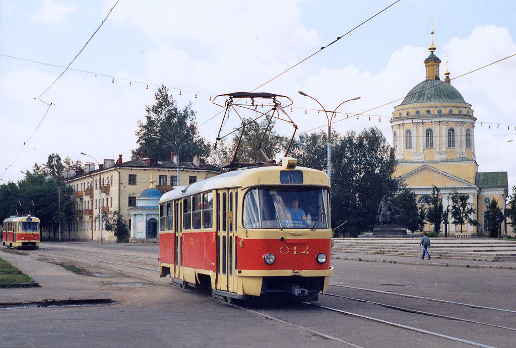 Oryol, Tatra T3SU # 014; Oryol, Tatra T3SU # 076; Oryol — Historical photos [1946-1991]