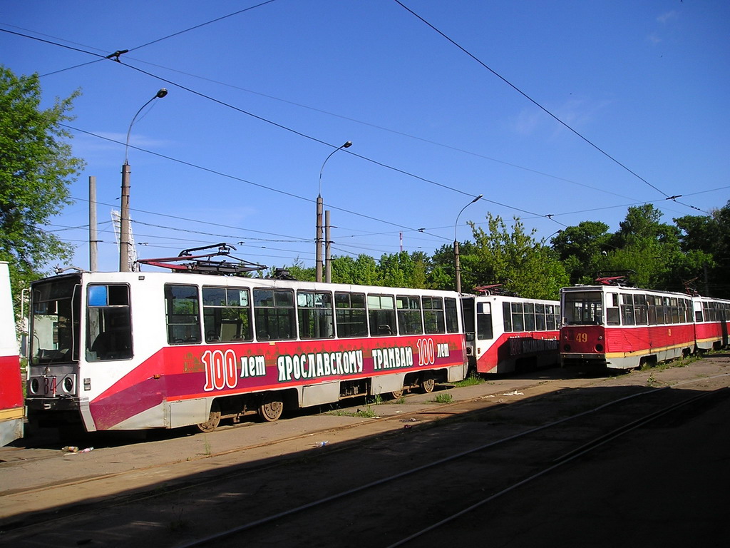 Yaroslavl, 71-608K № 84; Yaroslavl, 71-605 (KTM-5M3) № 49