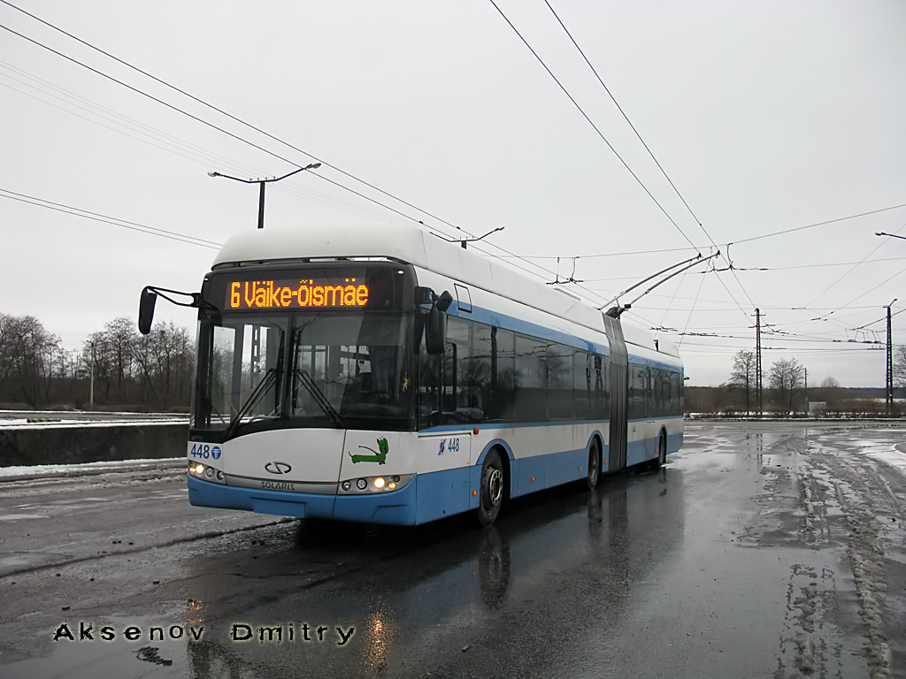Таллин, Solaris Trollino III 18 AC № 448