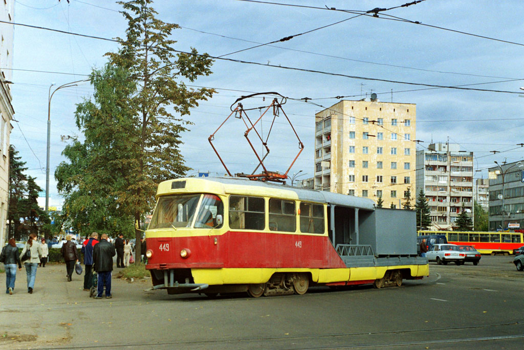Тверь, Tatra T3SU (двухдверная) № 449; Тверь — Служебные трамваи и специальная техника