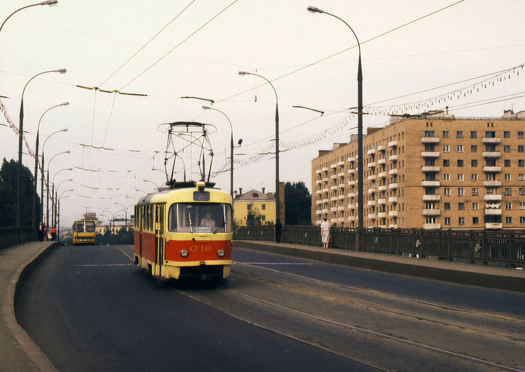 Орёл, Tatra T3SU № 018; Орёл — Исторические фотографии [1946-1991]