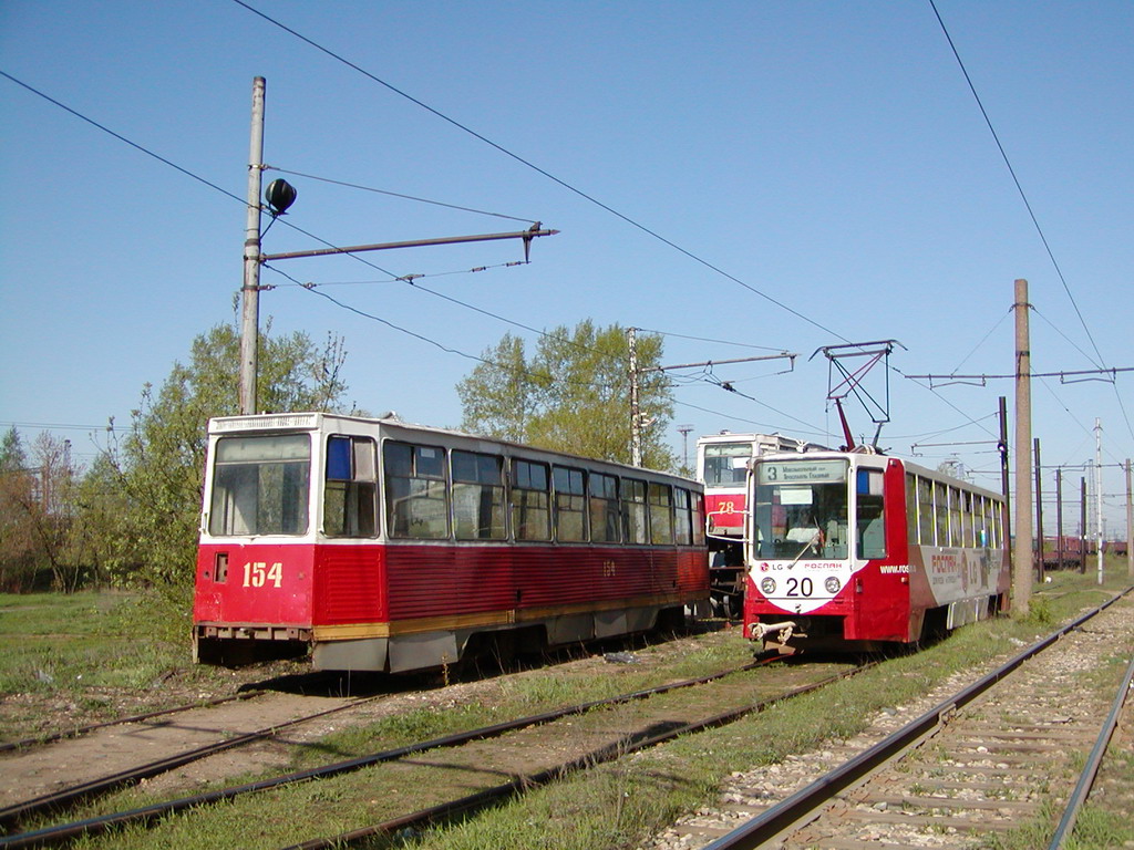 Ярославль, 71-605 (КТМ-5М3) № 154; Ярославль, 71-608К № 20