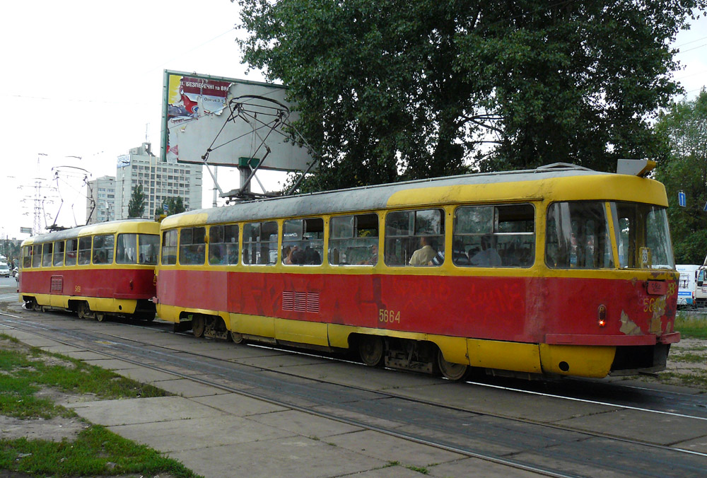 Киев, Tatra T3SU № 5664