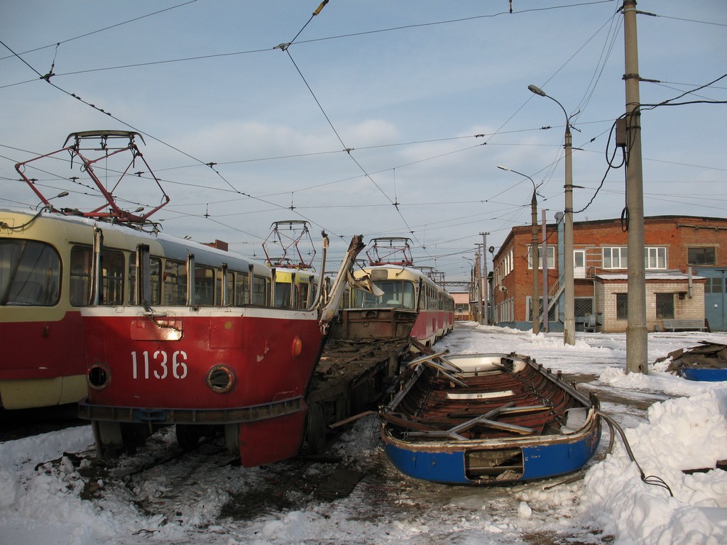 Ижевск, Tatra T3SU (двухдверная) № 1136