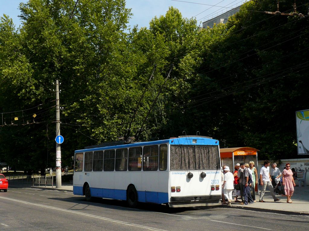Krimmi trollid (Simferopol - Alušta - Jalta), Škoda 14Tr89/6 № 2103