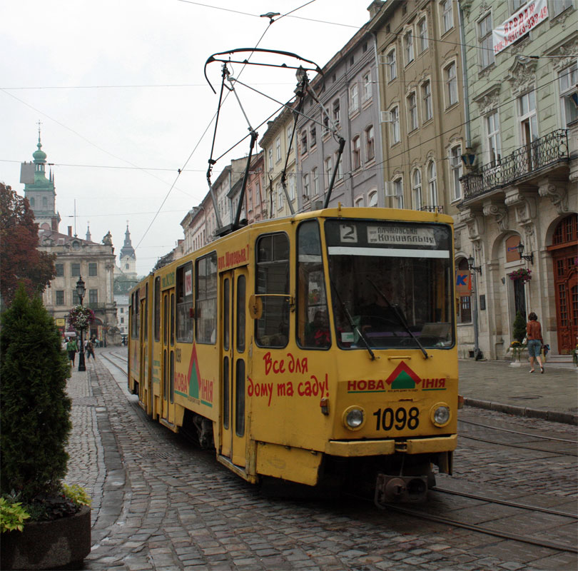 Lviv, Tatra KT4SU № 1098