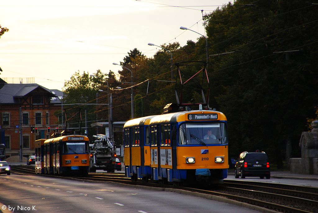 Leipzig, Tatra T4D-M1 č. 2110