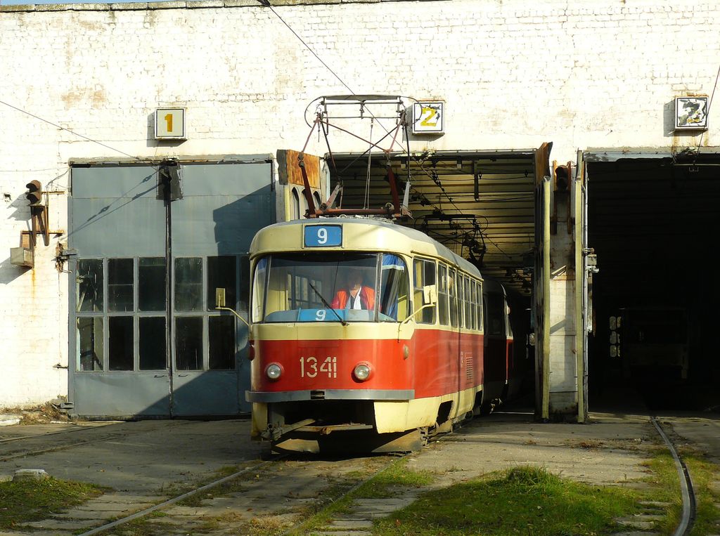Днепър, Tatra T3SU (двухдверная) № 1341