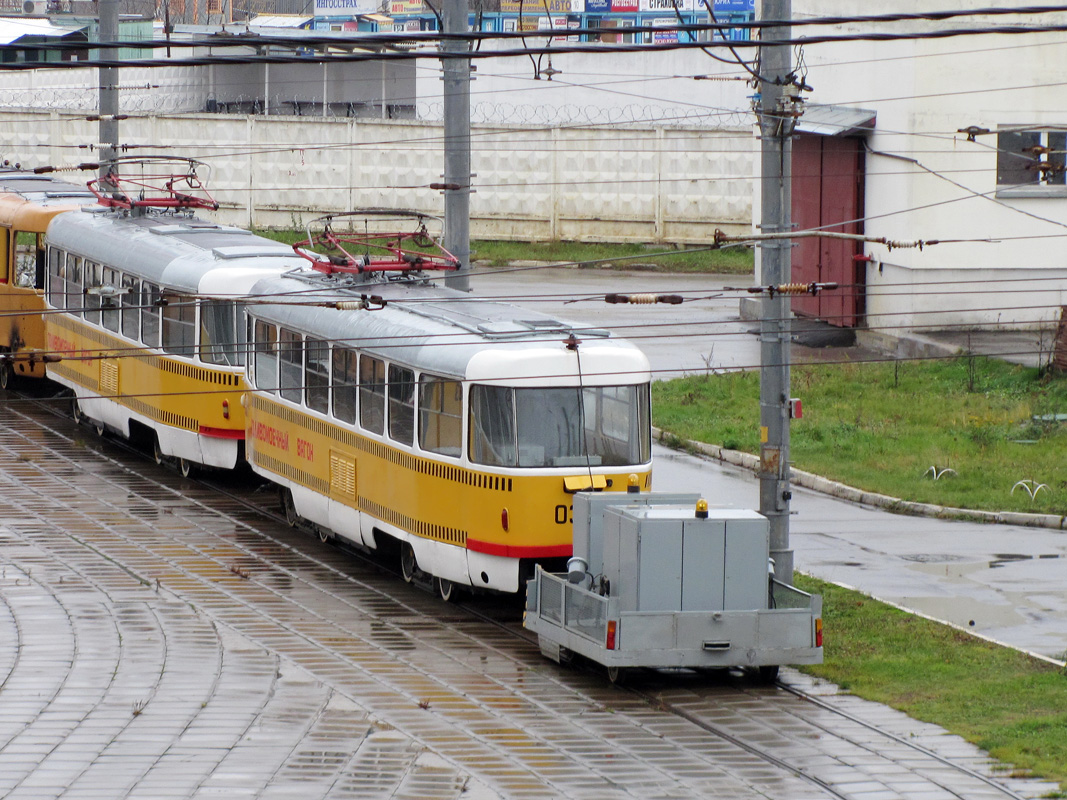 Moskva, Tatra T3SU № 0324; Moskva, Girder cleaner VK-81B № 0325