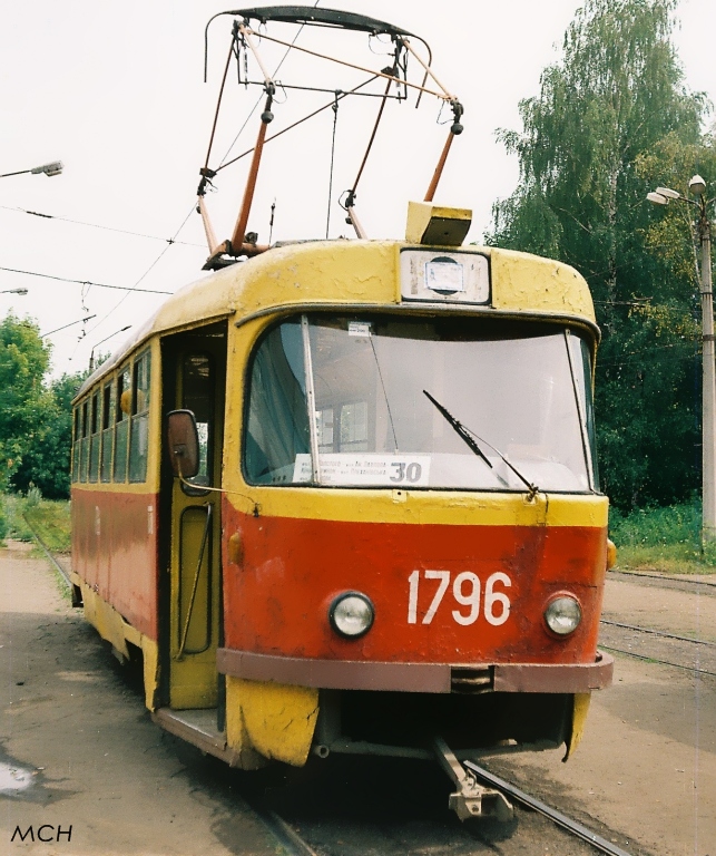 Харьков, Tatra T3SU (двухдверная) № 1796
