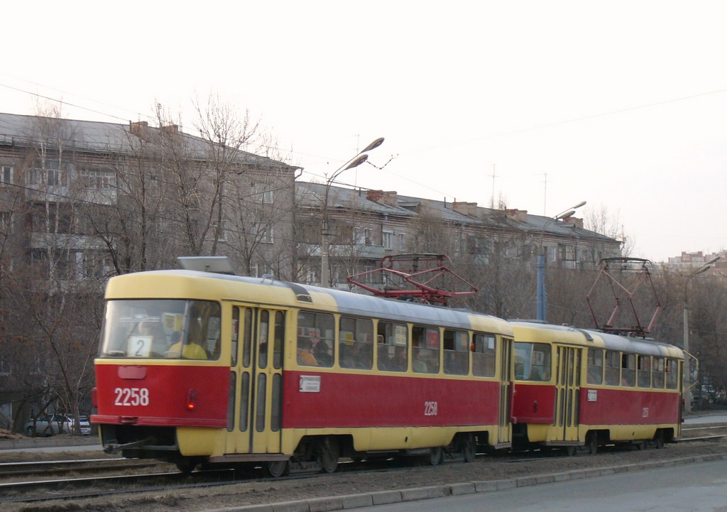 Іжевськ, Tatra T3SU (двухдверная) № 2258