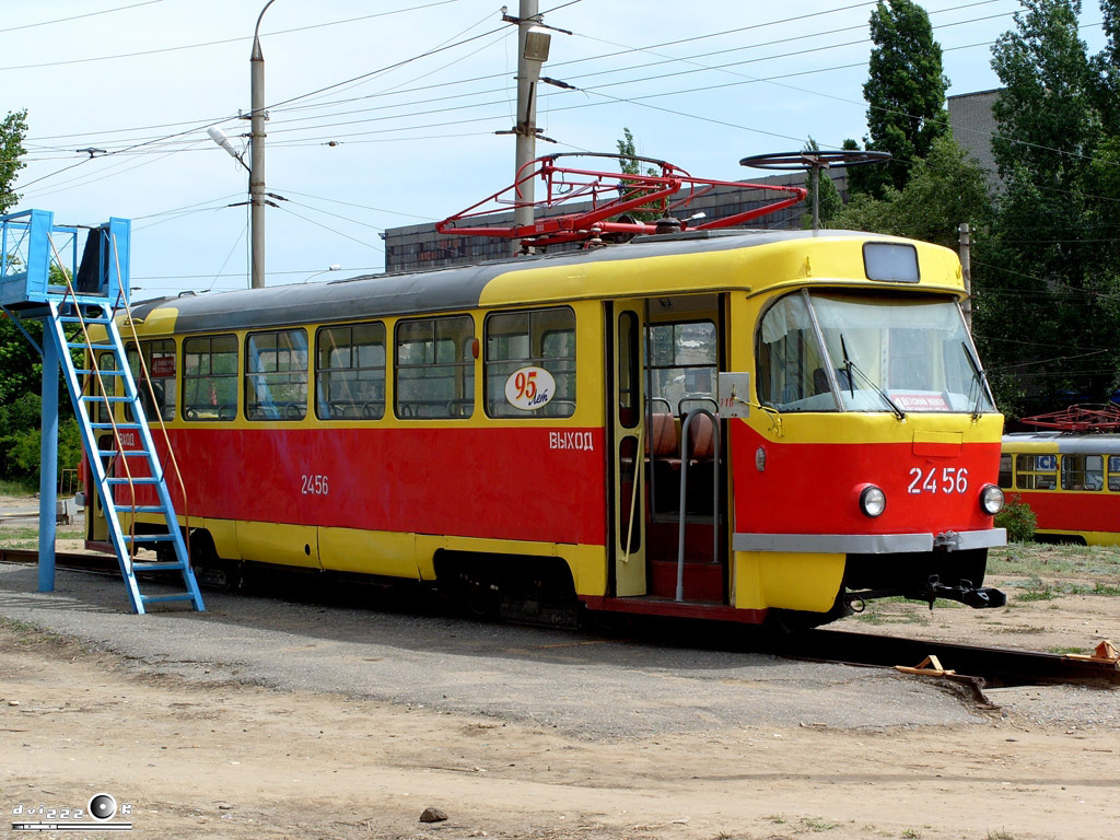 Волгоград, Tatra T3SU (двухдверная) № 2456