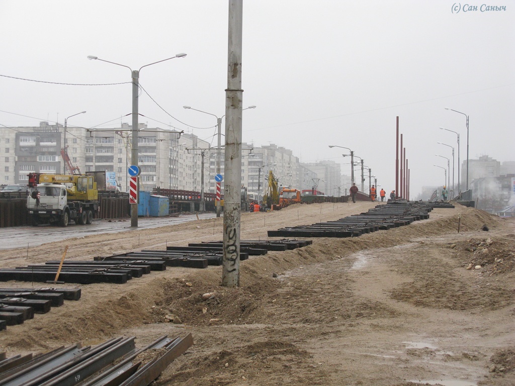 Cherepovets — Reconstruction of the bridge over the river Yagorba