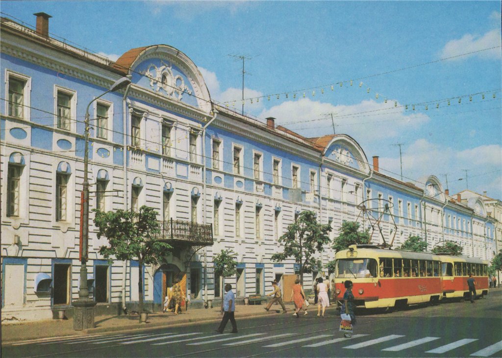 Тверь, Tatra T3SU № 136; Тверь — Старые фотографии (1917—1991); Тверь — Трамвайные линии: Центральный район