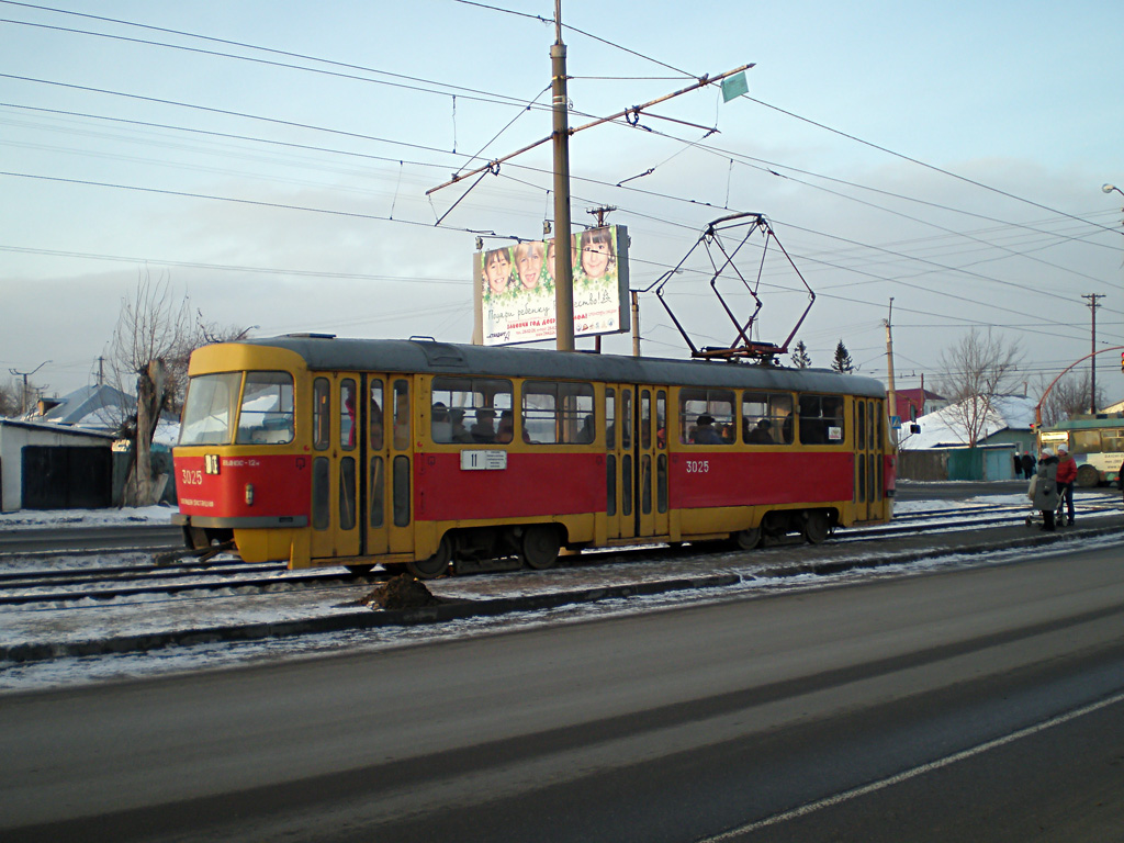 Barnaul, Tatra T3SU № 3025