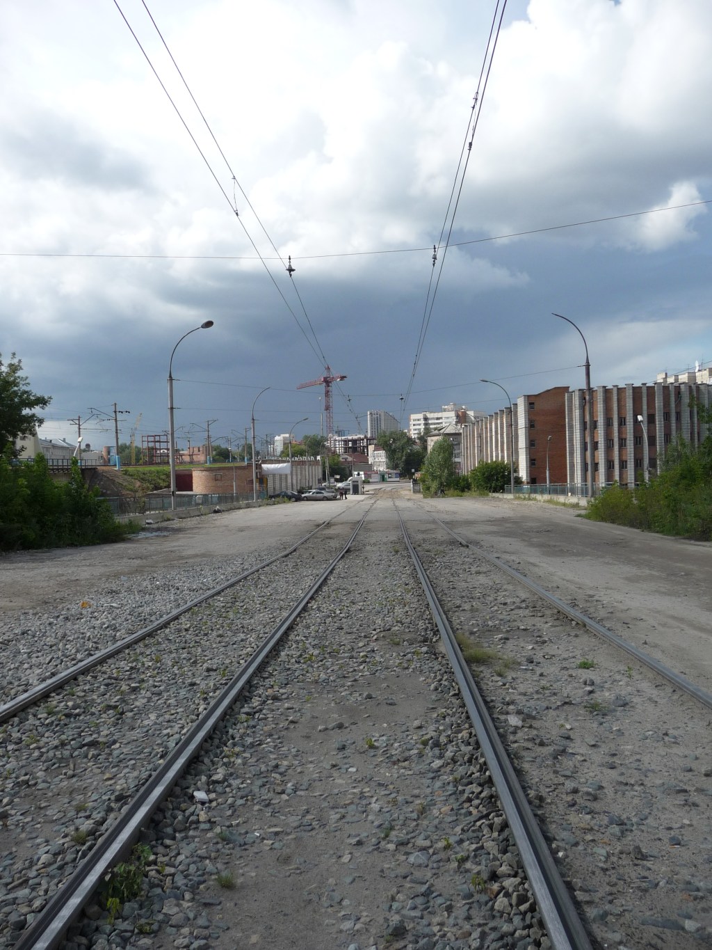 Новосибирск — Трамвайные и троллейбусные линии и конечные