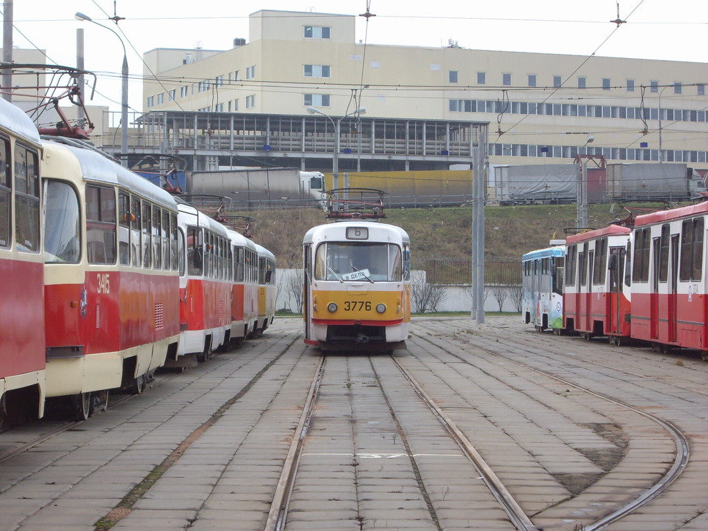 Москва, Tatra T3SU № 3776