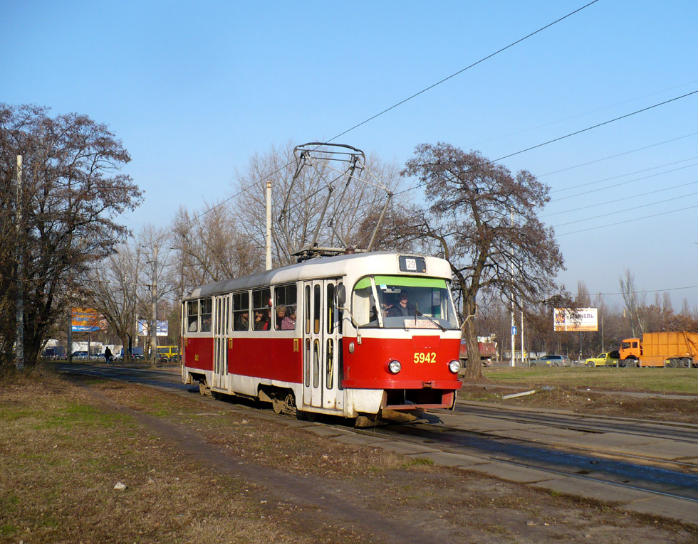 Kyiv, Tatra T3SU № 5942