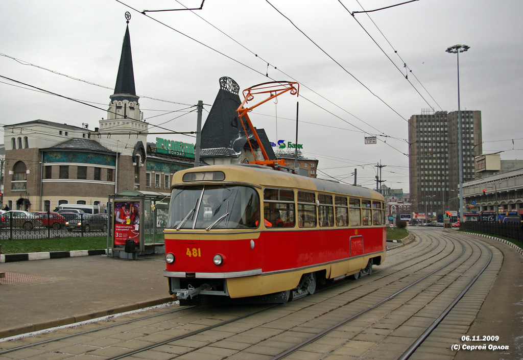 Москва, Tatra T3SU (двухдверная) № 481