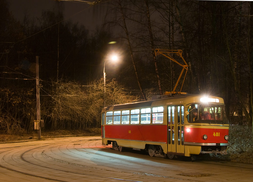 Moscow, Tatra T3SU (2-door) № 481
