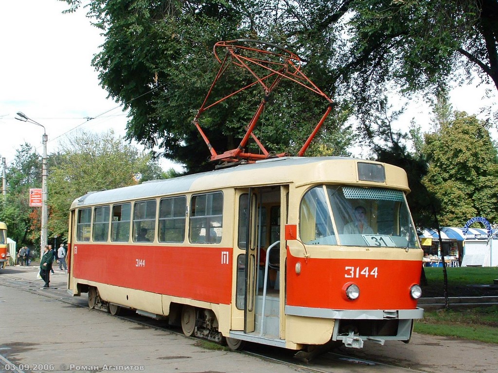 Одесса, Tatra T3SU (двухдверная) № 3144