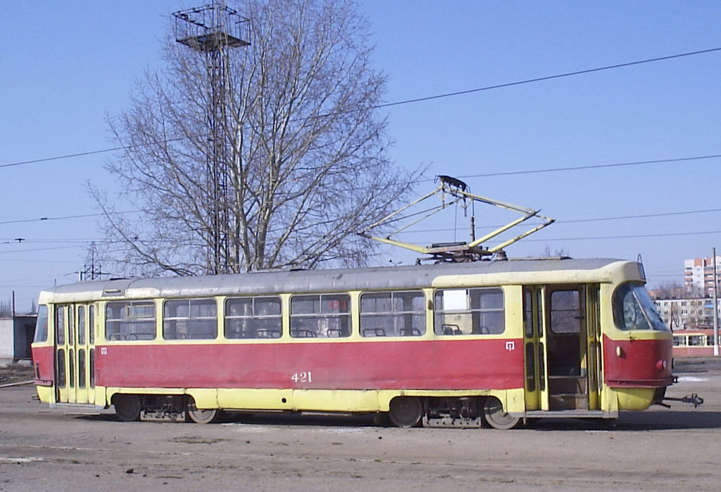 Курск, Tatra T3SU (двухдверная) № 421