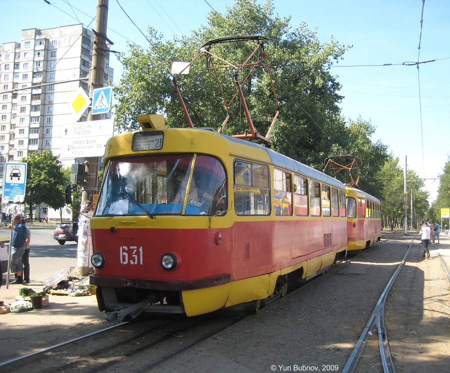 Kharkiv, Tatra T3SU # 631