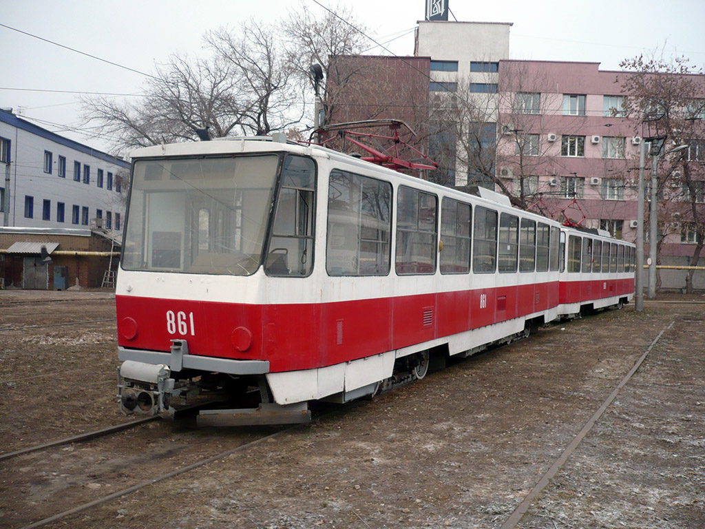 Самара, Tatra T6B5SU № 861; Самара — Городское трамвайное депо