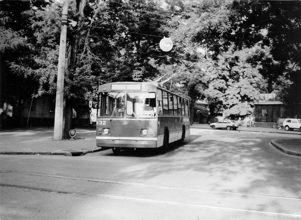 Одесса, ЗиУ-682В-012 [В0А] № 632; Одесса — Исторические фотографии: троллейбус