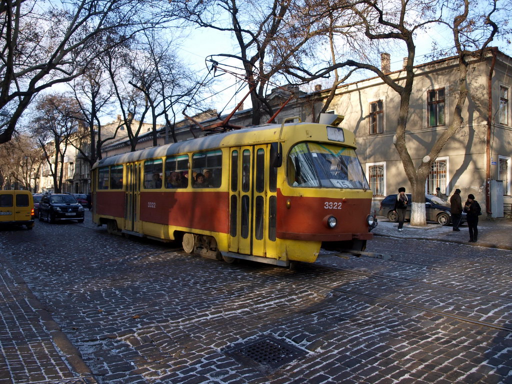 Одесса, Tatra T3SU № 3322; Одесса — Трамвайные линии: Центр → Слободка