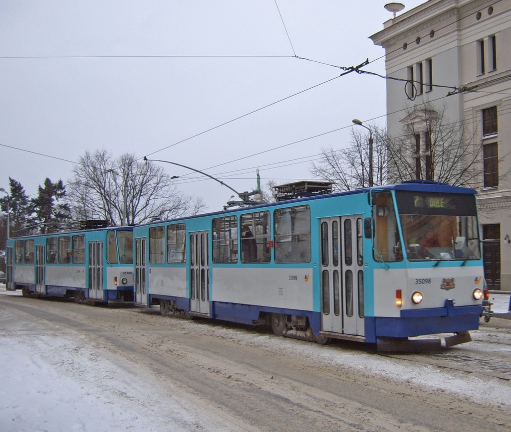 Рига, Tatra T3MR (T6B5-R) № 35098
