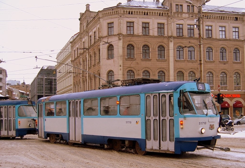 Riga, Tatra T3A N°. 51710