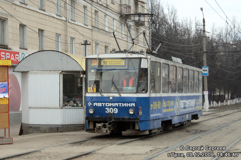 Tula, Tatra T6B5SU Nr. 309