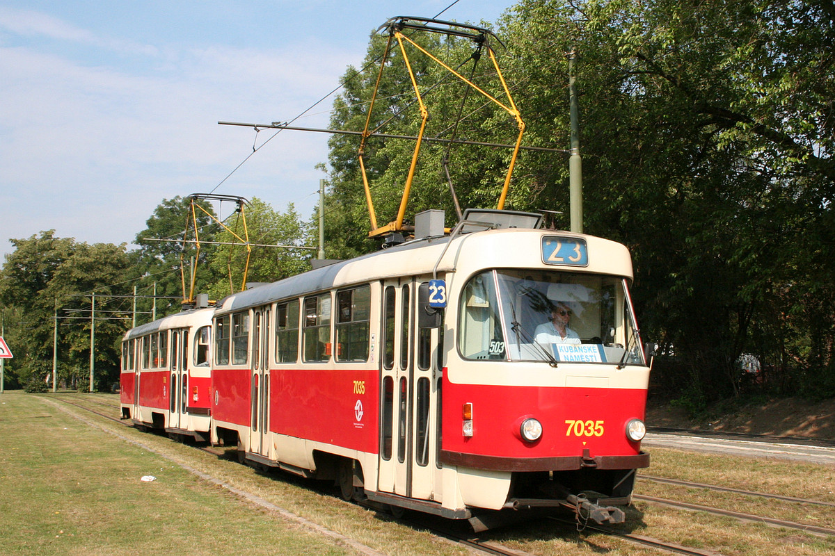 Прага, Tatra T3SUCS № 7035