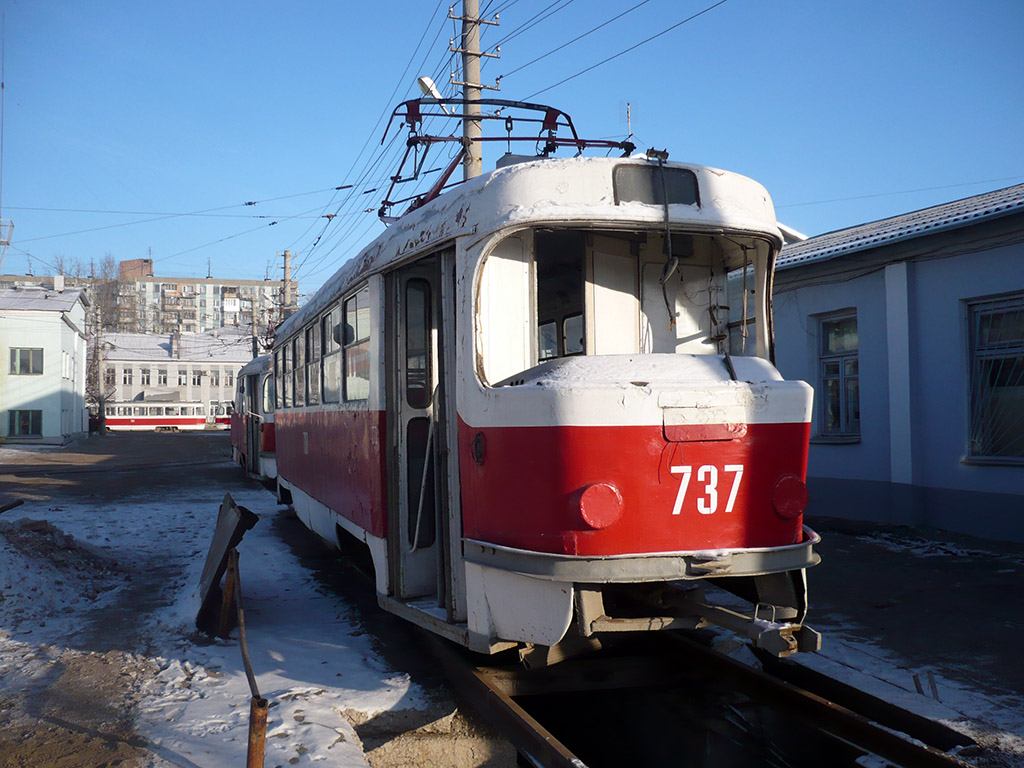 Самара, Tatra T3SU (двухдверная) № 737