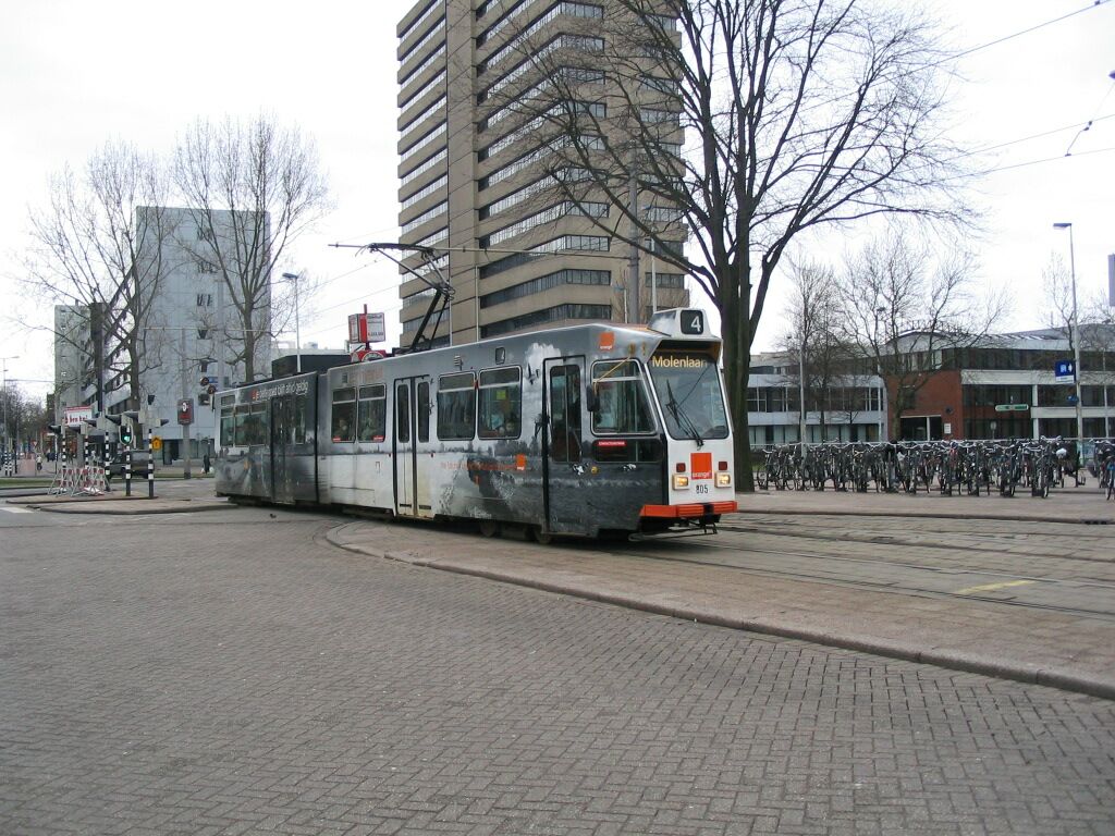 Роттердам, Duewag ZGT6 № 805