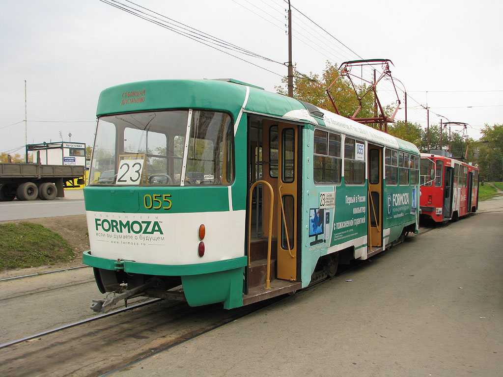 Екатеринбург, Tatra T3SU (двухдверная) № 055