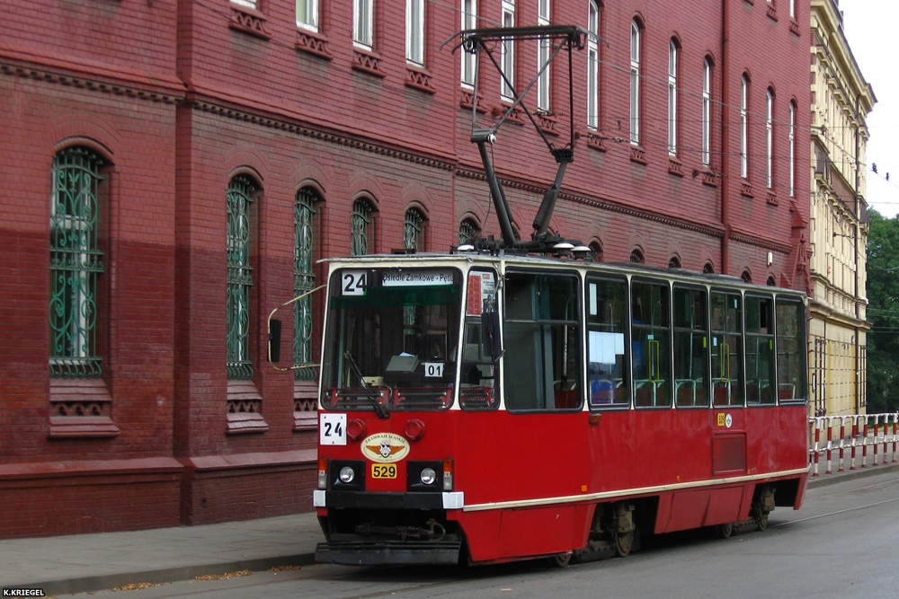 Silesia trams, Konstal 105Na # 529