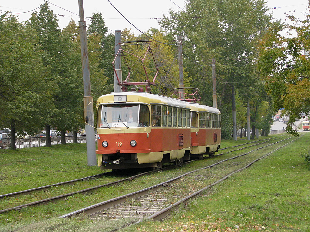 Екатеринбург, Tatra T3SU (двухдверная) № 119