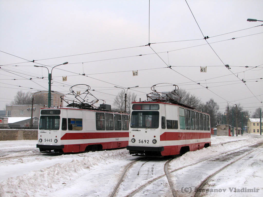 Санкт-Петербург, ЛМ-68М № 5445; Санкт-Петербург, ЛМ-68М № 5692