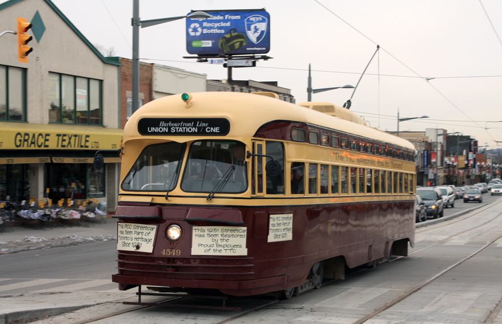 Торонто, PCC № 4549; Торонто — Открытие линии на St. Clair Avenue