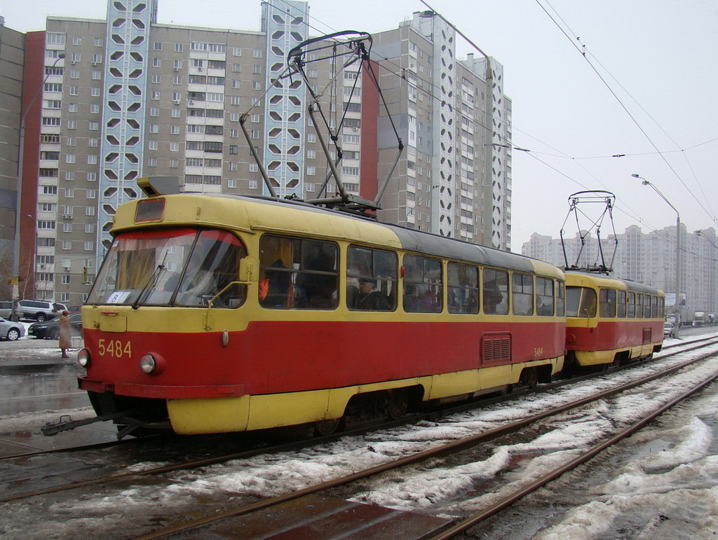 Киев, Tatra T3SU № 5484