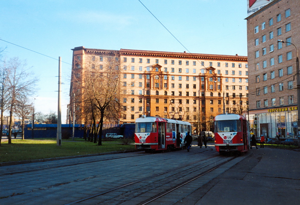 Moskau, Tatra T3SU Nr. 3761; Moskau, Tatra T3SU Nr. 3764