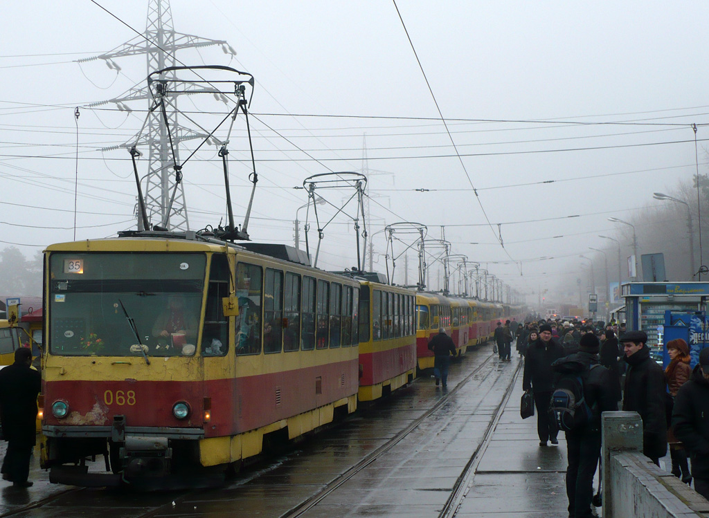 Kyjev, Tatra T6B5SU č. 068; Kyjev — Tramway lines: Darnytske depot network