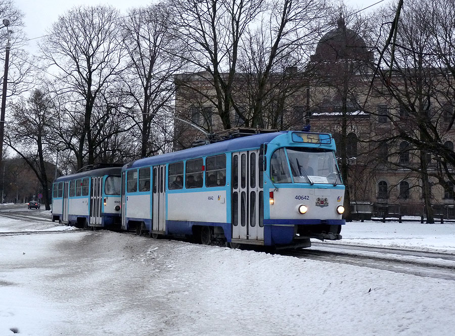 Рига, Tatra T3A № 40642